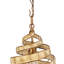 Mini-luminaire suspendu 1 lumière Flow - baguette / rotin naturel