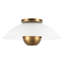 Umbra 14-in Black Semi-Flush Mount-1236898881-1236898880