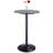 Strasser Bar & Pub Table with Slate Gray Top and Metal Base, 39.7'' H X 23.60'' W X 23.60'' D-1779831494