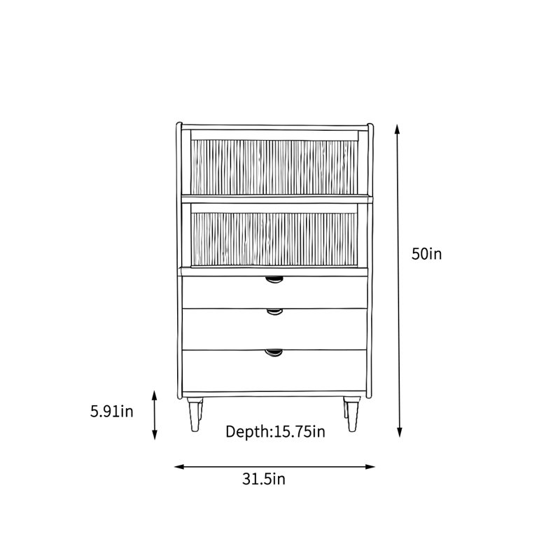 Armoire de rangement simple