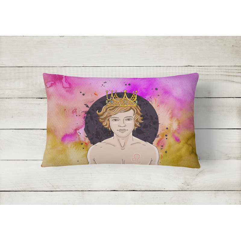 Coussin lombaire à enseignes leo zodiac
