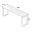 Banc en bois massif brun noisette-1761223363