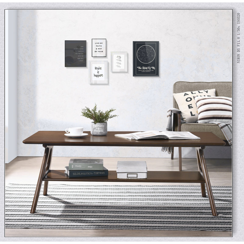 Table basse moderne en bois Arona
