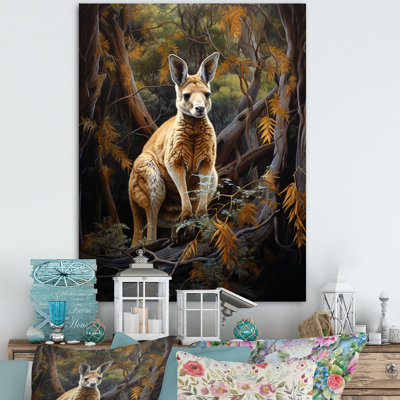 " Kangaroo Portrait Ponder Bushland I "