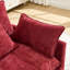 Fauteuil d'appoint rembourré en chenille 39,4 po, fauteuil de lecture pour chambre à coucher, fauteuil de lecture moderne 39,4 po avec repose-pieds