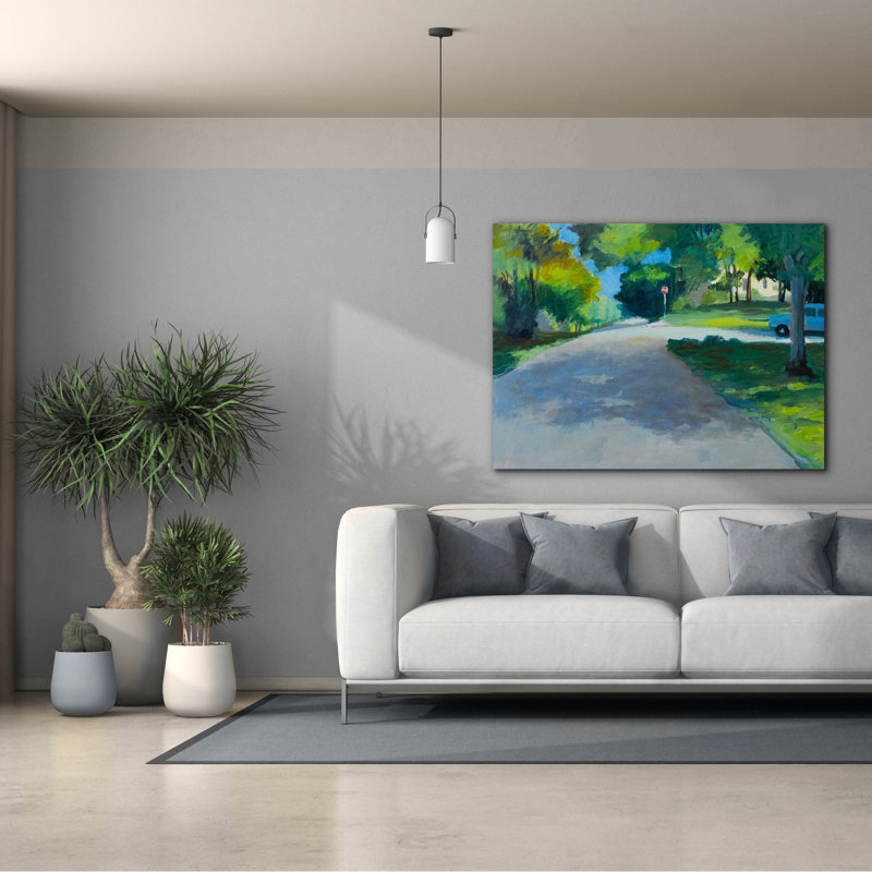 «Epic Graffiti» «Beacon Street» par Jan L. Waldron, art mural sur toile, 54 po x 40 po