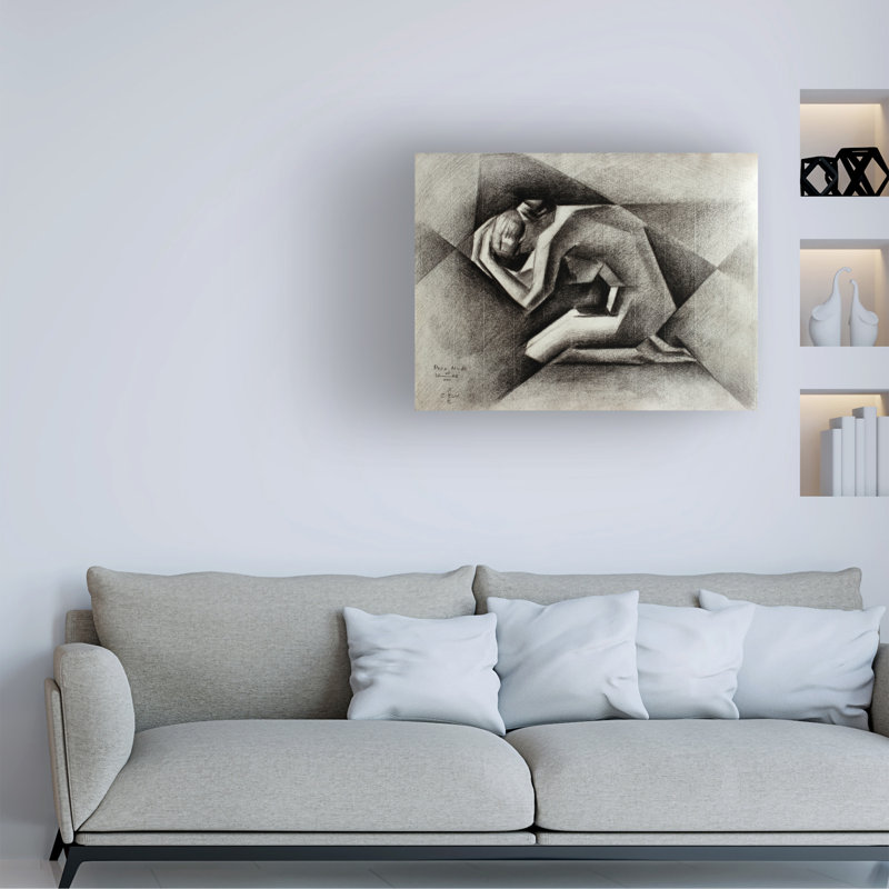 «Nude 05 08 22» par Corne Akkers - reproduction d'art sur toile tendue
