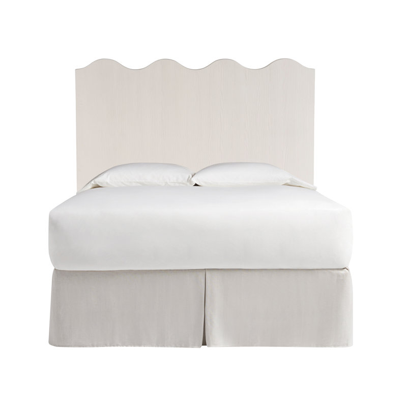 Surf City Panel Headboard, Queen, White Sand