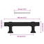 Metro Lane Cabinet Handles 10 Pcs Black 64 Mm Stainless Steel-696326670-696326671