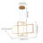 Vollmer 3-Light Dimmable LED Square/Rectangle Chandelier-552671485