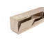 Modern TV Stand in Travertine Color, 160 x 40 x 35 cm, 100% Melamine Coated Particle Board, Thickness: 0 cm, Marble Design, Durable & Functional for Living Room & Entertainment Spaces-105489363