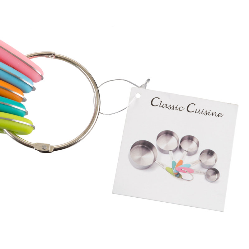 Classic Cuisine 10-Piece Measuring Cups and Measuring Spoons Set – Stainless Steel
