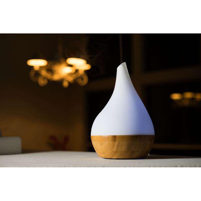 Diffuseur d'arôme en verre et bambou