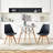 Janeese 2 - Person Four Leg Dining Set-1321817040-1314576858