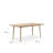Lucas Dining Table, Rectangular Natural Brown, Solid Wood, 68 Inch