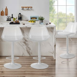 Swivel Upholstered Adjustable Height Counter Stool