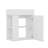 Modern Floating Bathroom Vanity With Ceramic Basin - Left Side Storage