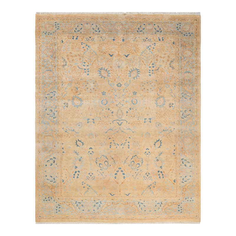 Classic One-of-a-Kind 6' 2" X 7' 10" Hand Knotted Area Rug