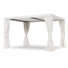 Pergola à persiennes en aluminium 10 x 12 pi avec ensemble de conversation pour 5 personnes 7 pièces et rideaux d'intimité