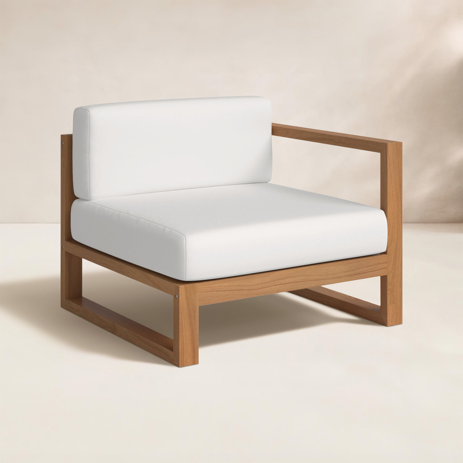 Upland Teak Patio Lounge Chair