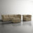 Berlare 5 - Piece Upholstered Compression Khaki Corduroy Modular Sectional Sofa Set with Removable Ottoman – Fully Compressed, No Assembly Required-119893850