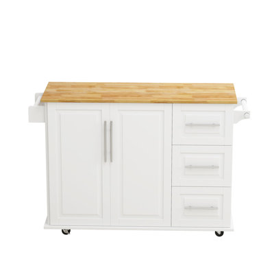 Parnas Solid Wood Kitchen Cart