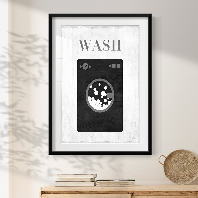 Wash -Framed Print