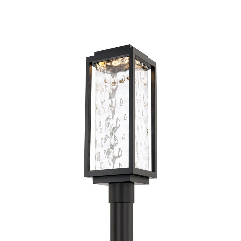 Two If By Sea Dimmable LED Outdoor Post Light, 3000K Color Temperature