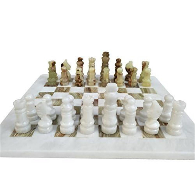 Bisiot 13.9'' L Marble Game Set