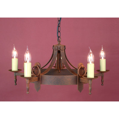 Grandfield 5 - Light Candle Chandelier