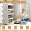 44 Gal 4-Pack Stackable Plastic Storage Bins with Lid for Bedroom Living Room