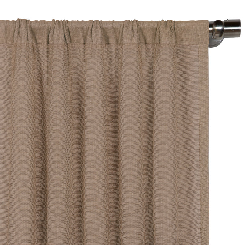Pershing Semi Sheer Curtain, Sand, 96" x 84"