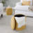 Ottoman Set In Yellow Fabric