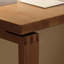 Bureau rectangulaire en bois massif brun noisette-2081888504-2081888505