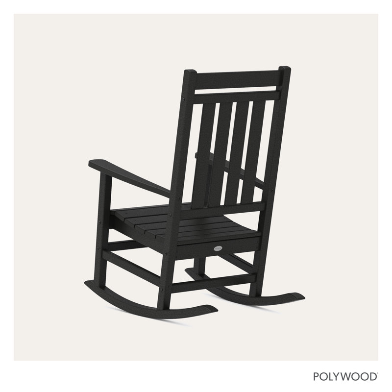 POLYWOOD® Estate Rocking Chair, Black