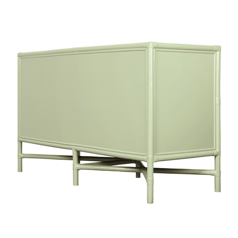 Venice 4 Drawers 54" W Double Dresser, Celery Green