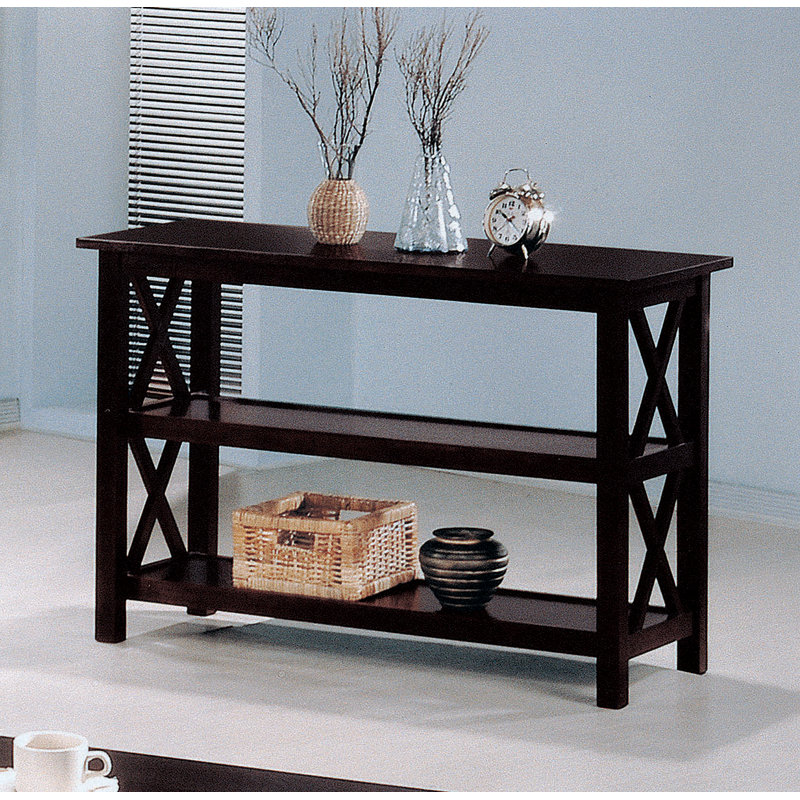 Elisabeth 42'' Console Table, Deep Merlot