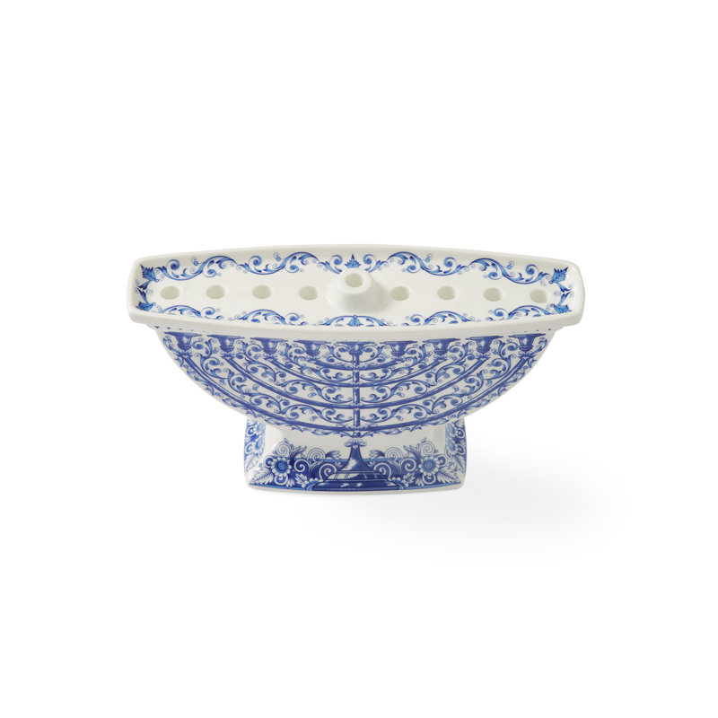 Spode Judaica Menorah 6X10"