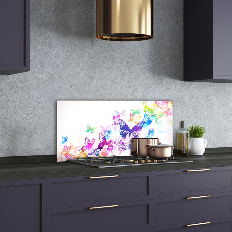 Elco 50cm W x 100cm L Glass Peel and Stick Panel