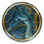 Agathe Ripple Golden Rivers - horloge murale moderne-49188474