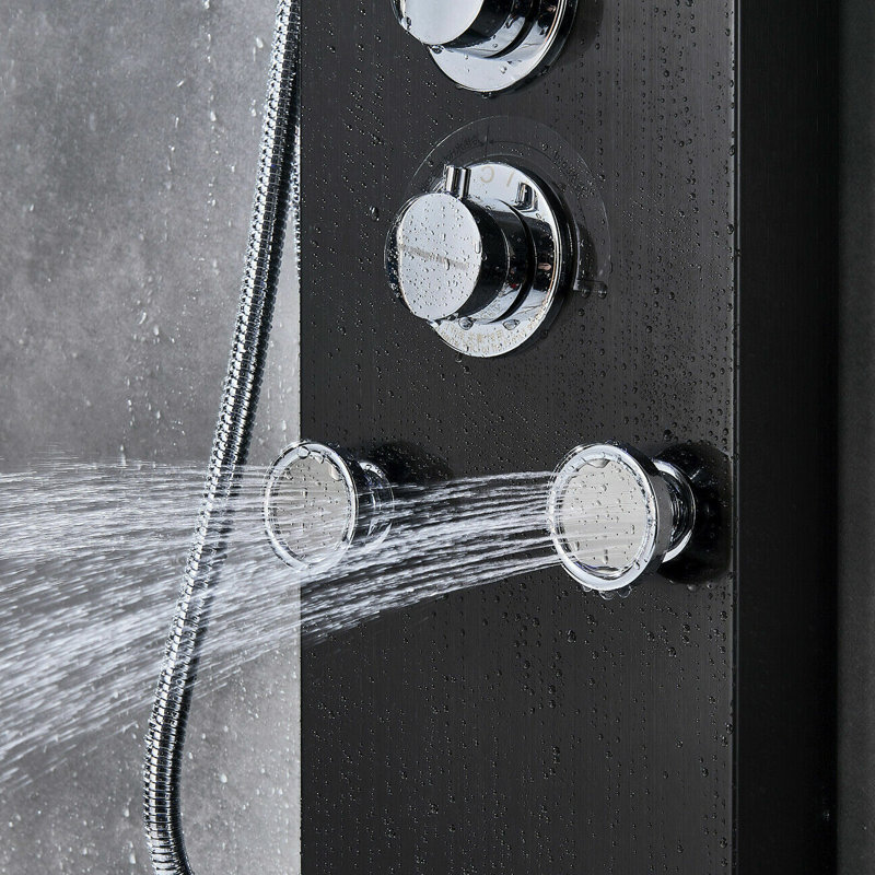 48 panneaux de douche avec