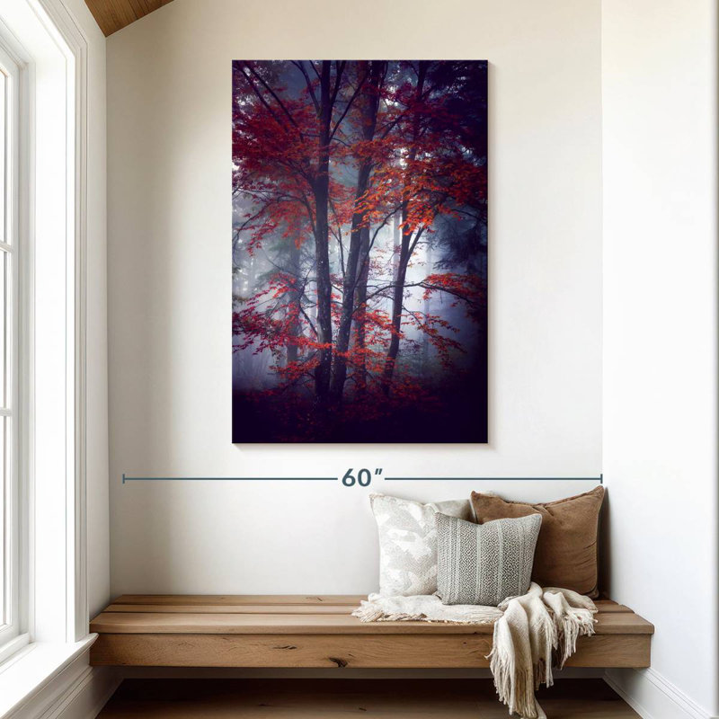 Harnek Misty Autumn Forest, H 48 po x l 32 po