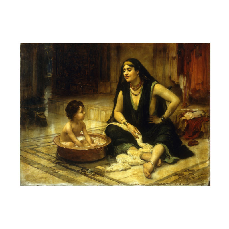 Art sur toile, Frederick Arthur Bridgman, H 14 po x l 19 po