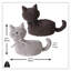 Butoir de sol en tissu Kitty
