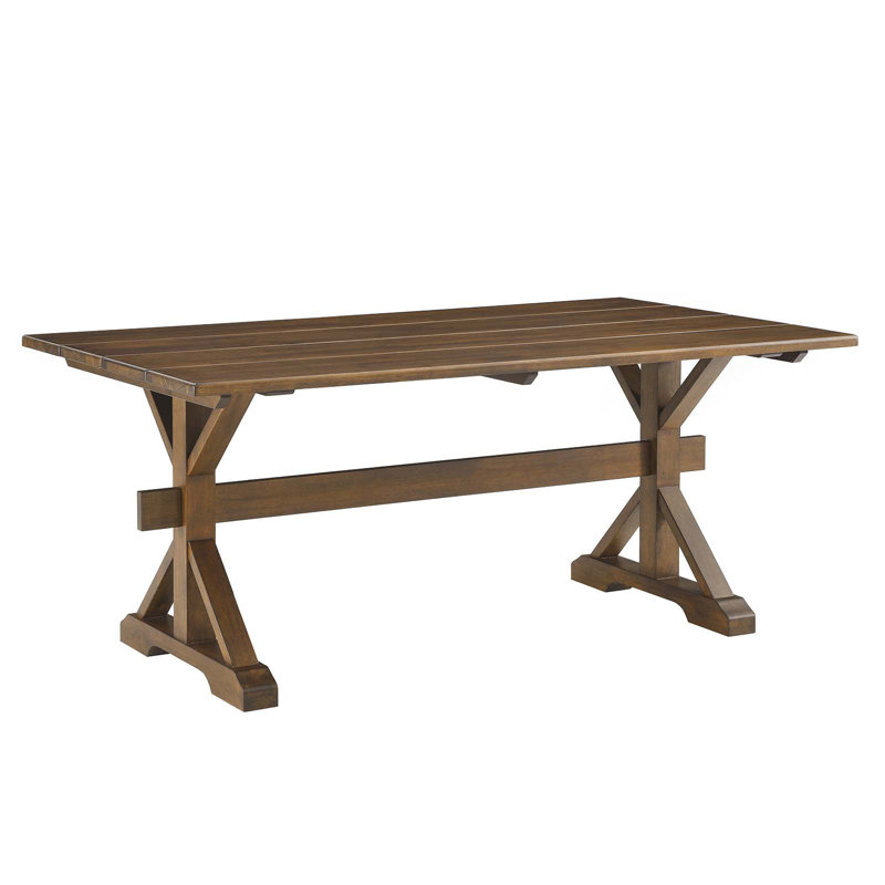 Modway Windchime 71" Wood Dining Table, Walnut