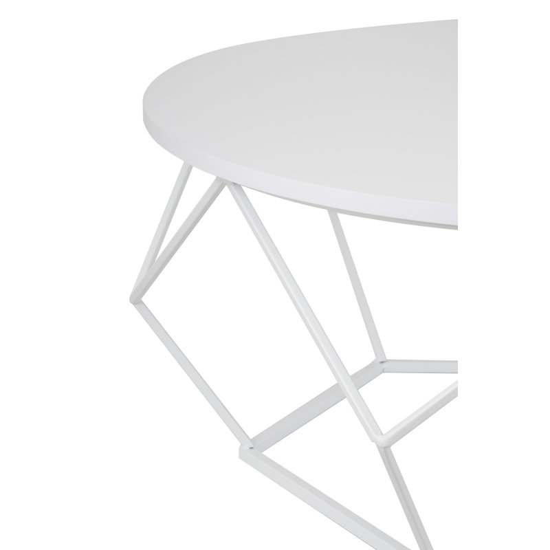 Frame Coffee Table, White, White