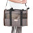 Cat Carrier with Wheels, Dog Carrier with Wheels for Pets under 22 lbs, Featuring 1 Folding Bowl, Airline Approved Rolling Pet Carrier with Telescopic Handle and Shoulder Strap, Grey