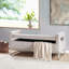 Banc de rangement à fermeture douce