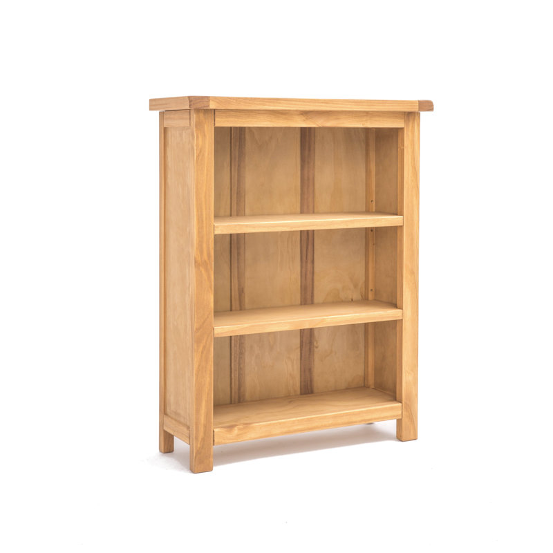 Venice 120cm H Standard Bookcase, Light Wood, (3 Shelves) 90cm H x 70cm W x 25cm D
