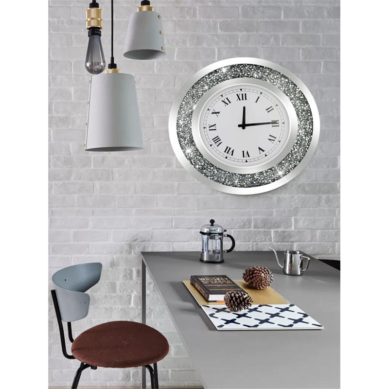 Glass Wall Clock